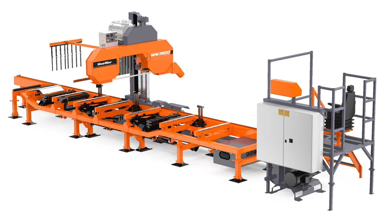 Промышленный ленточнопильный комплекс Wood-Mizer WM3500